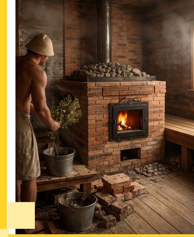 Кирпичные банные печи в Асбесте от 90963 р. | ЭриданСбс