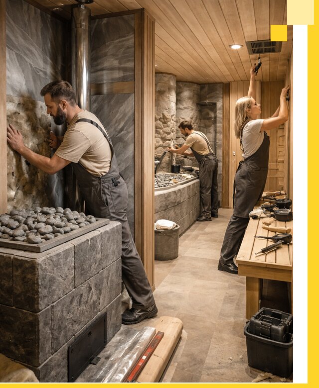 Строительство бань и SPA процедур в Асбесте под ключ и отделкой