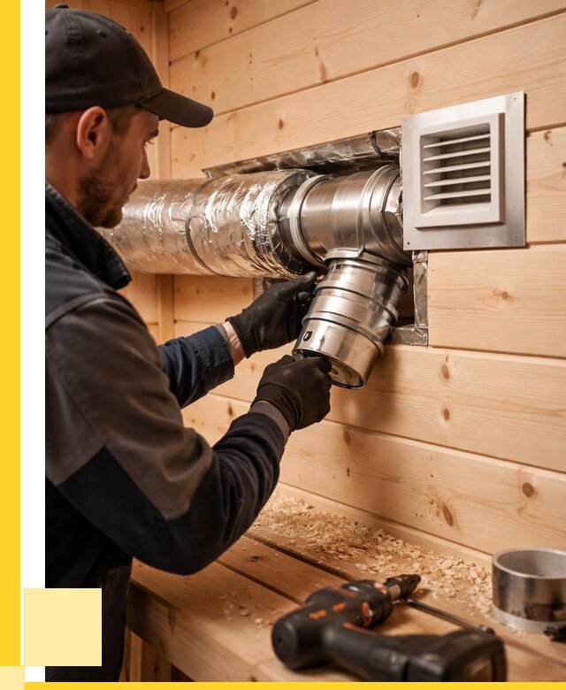 Монтаж вентиляции бани в Асбесте от 12128 р. | ЭриданСбс