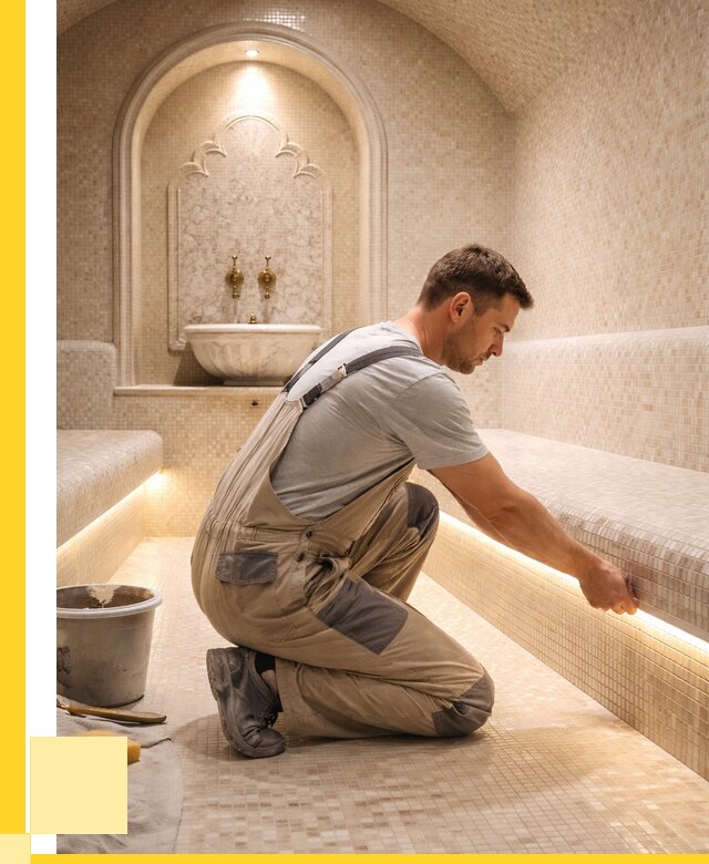 Отделка хамамов под ключ в Асбесте от 5559 р. | ЭриданСбс