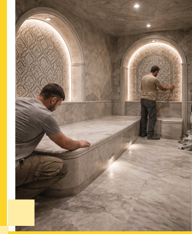 Турецкие бани под ключ в Асбесте от 252675 р. | ЭриданСбс