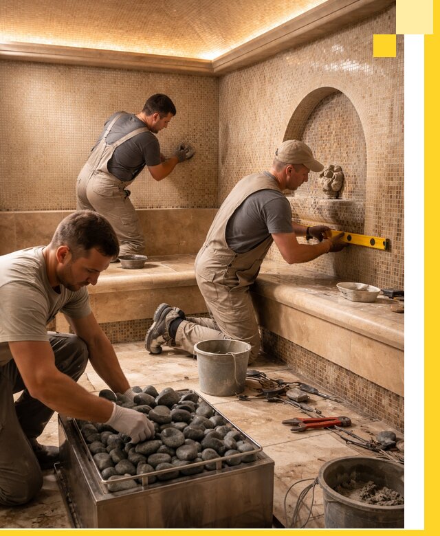 Проектирование и строительство хамама и сауны в Асбесте