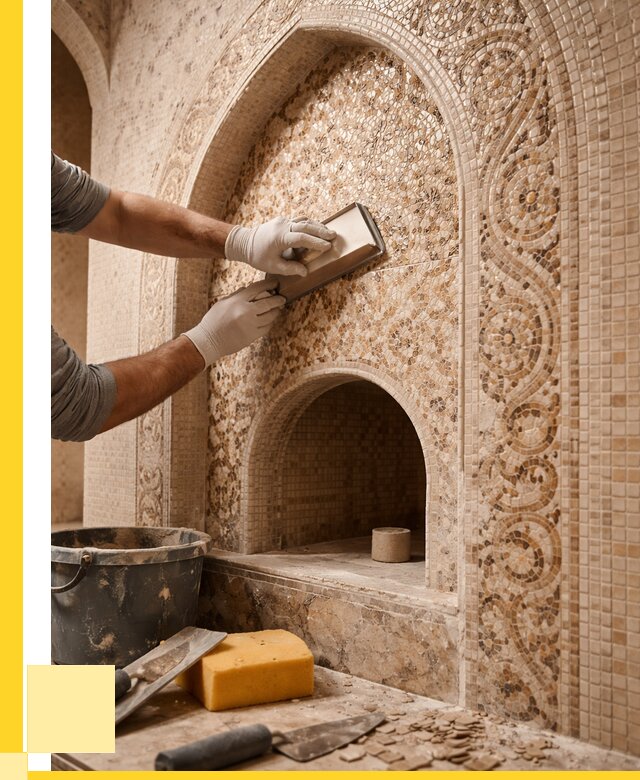 Мозаика для хамама в Асбесте под ключ от 5054 р. | ЭриданСбс