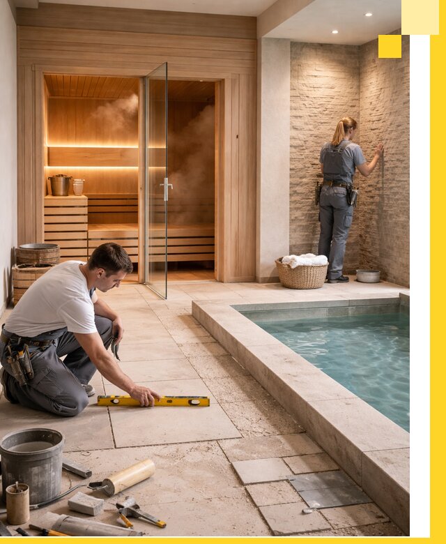 Комплексный дизайн и отделка интерьеров SPA под ключ в Асбесте